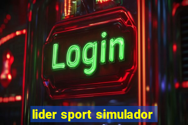 lider sport simulador
